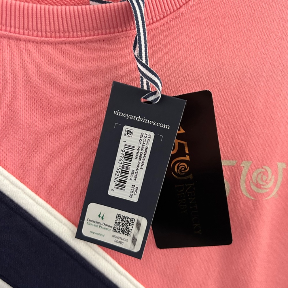 Vineyard Vines Kentucky Derby Classic Crewneck Sweatshirt - Picture 4 of 4